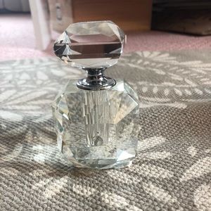 Anthropologie Crystal Perfume Bottle
